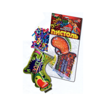 Пистоль Надувная хлопушка купить в Ельне | elnya.salutsklad.ru