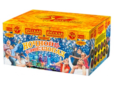 Ночной звездопад Комбинированный Фейерверк купить в Ельне | elnya.salutsklad.ru
