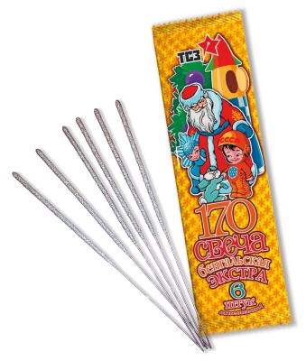 170 мм. Экстра Бенгальские огни купить в Ельне | elnya.salutsklad.ru