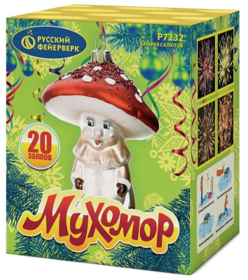 Мухомор Батарея салютов купить в Ельне | elnya.salutsklad.ru
