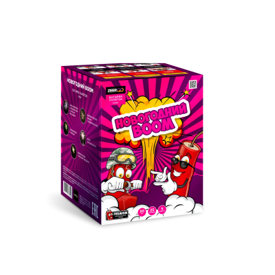 Новогодний BOOM Фейерверк купить в Ельне | elnya.salutsklad.ru